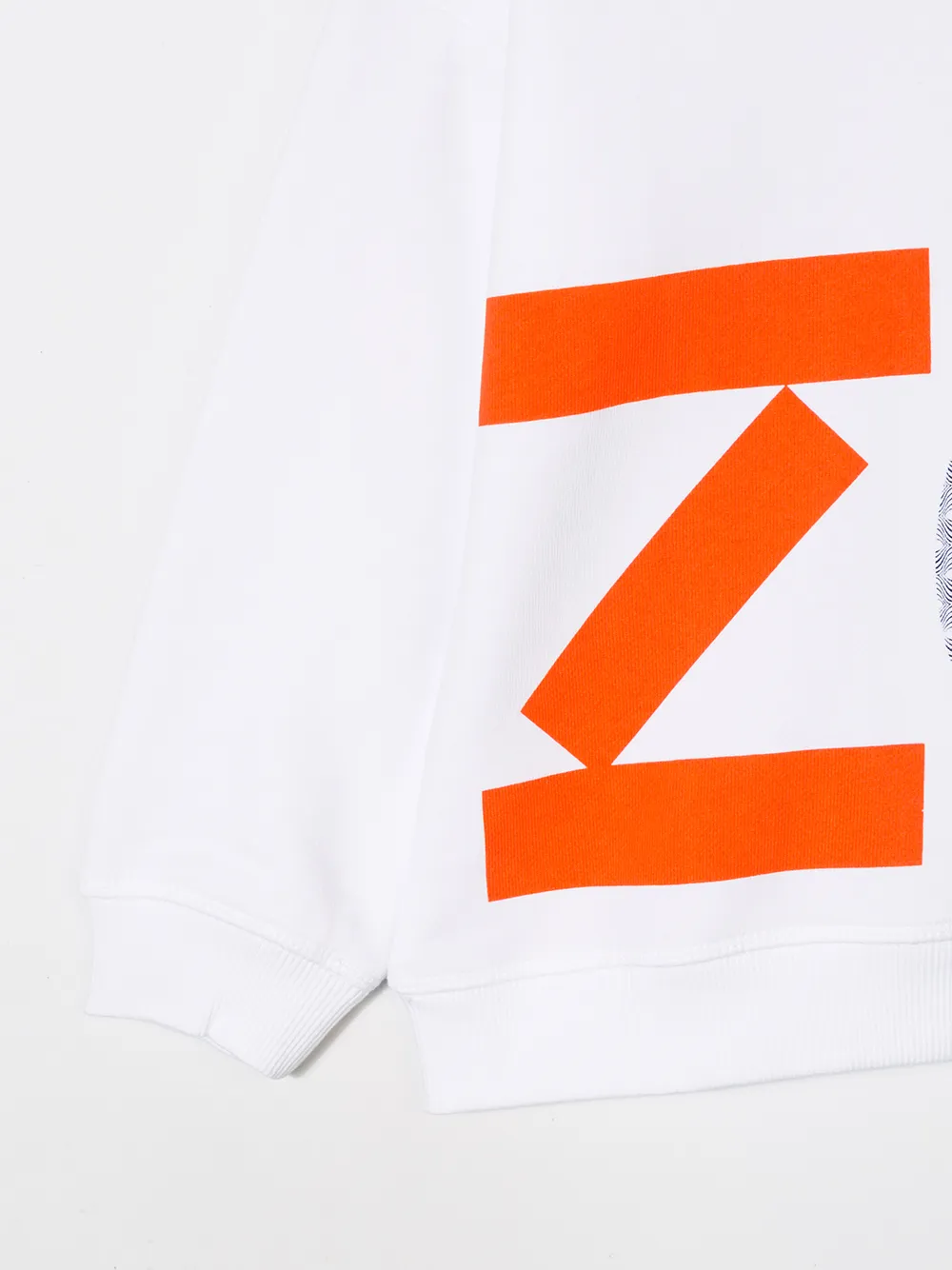 Kenzo Kids Sweater met logopatch Wit