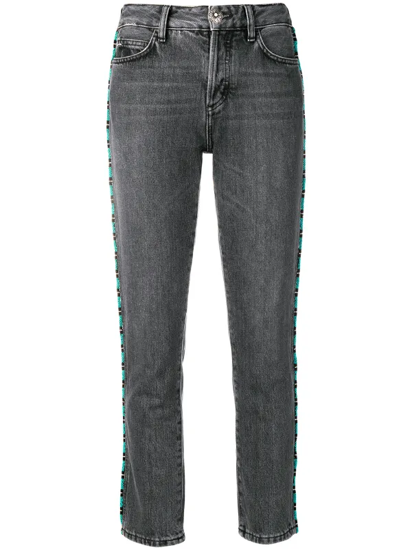 grey embellished jeans