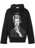 Ih Nom Uh Nit David Bowie print hoodie - Black