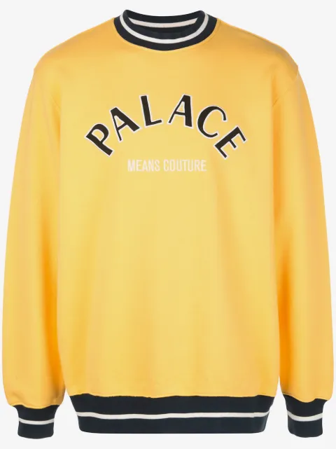 Palace Couture "Yellow" crew neck sweatshirt