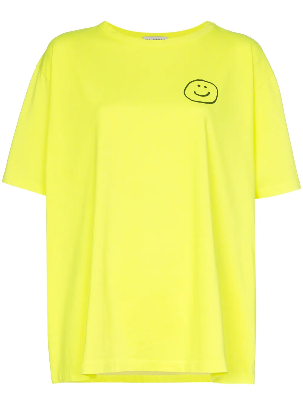 Vika Gazinskaya T-shirts VIKA GAZINSKAYA T-SHIRT MIT PRINT - GELB