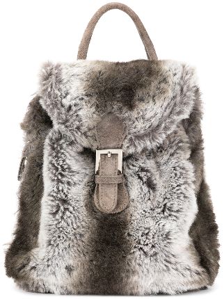 Fendi backpack cheap fur