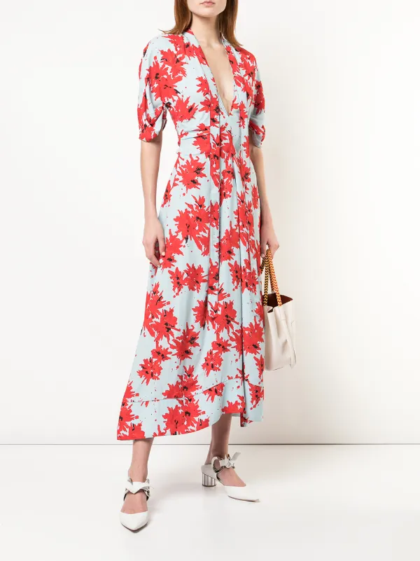 proenza schouler red dress