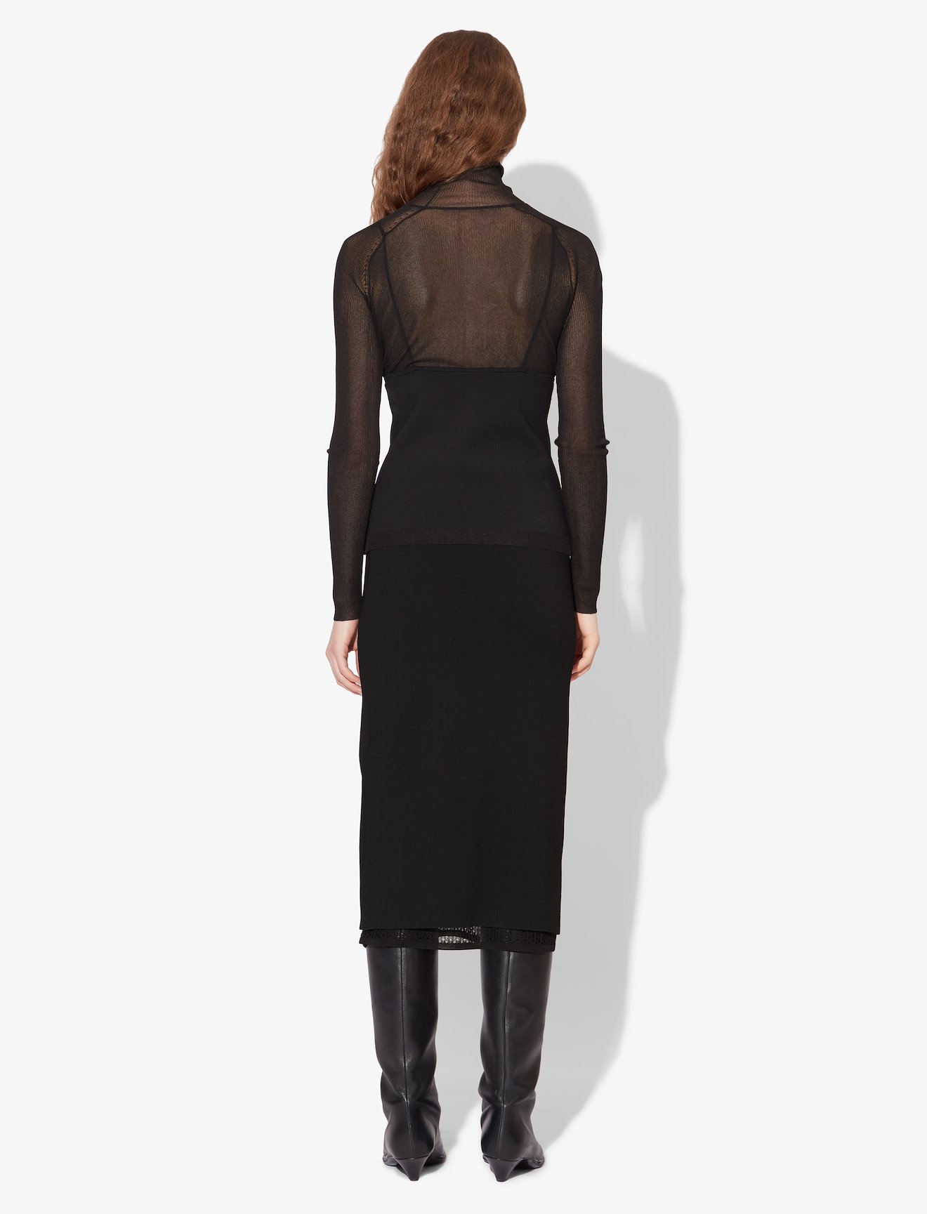 Matte Viscose Knit Skirt #2