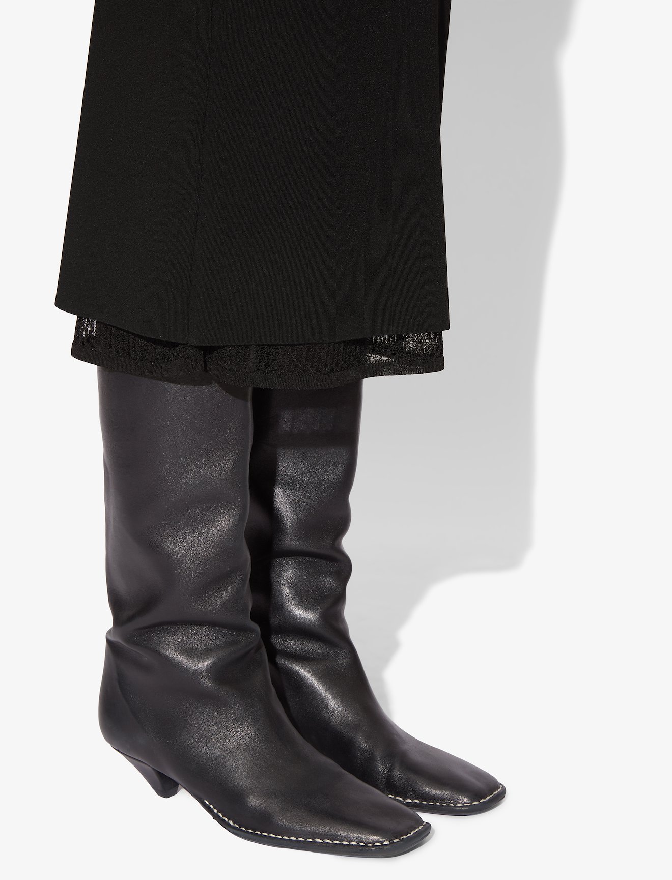 Matte Viscose Knit Skirt #3