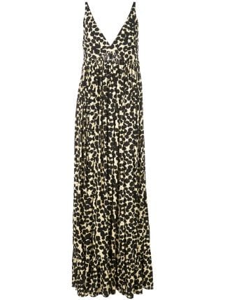 Proenza Schouler Painted Dot Maxi Dress Farfetch