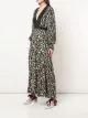 Proenza Schouler Painted Dot Long Sleeve Tie Dress