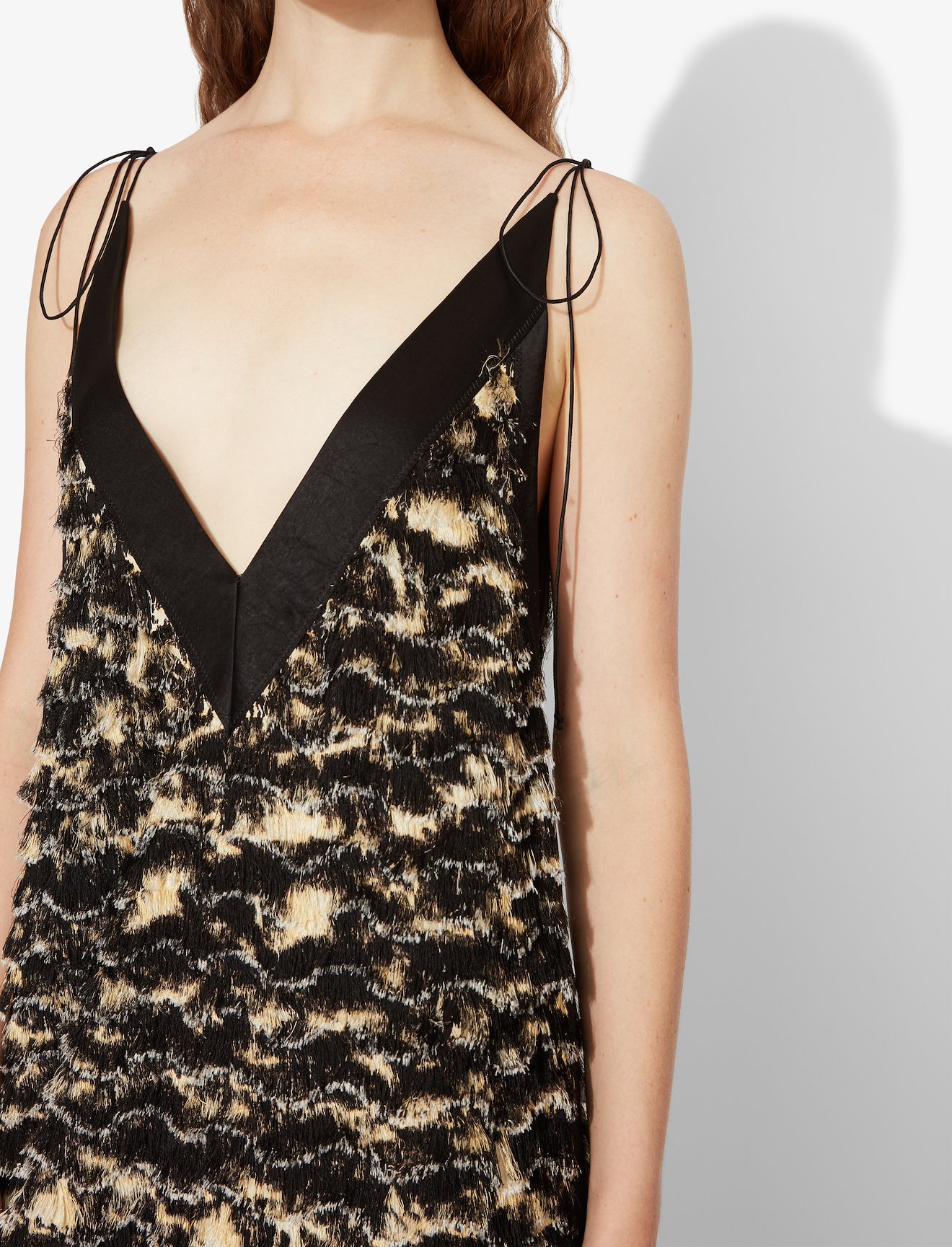 Printed Fil Coupe Shift Dress #3