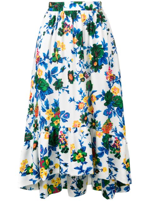 MSGM floral midi skirt $355 - Buy SS19 Online - Fast Global Delivery, Price