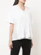 Proenza Schouler S/S Double Neck Top-Tumbled Jersey