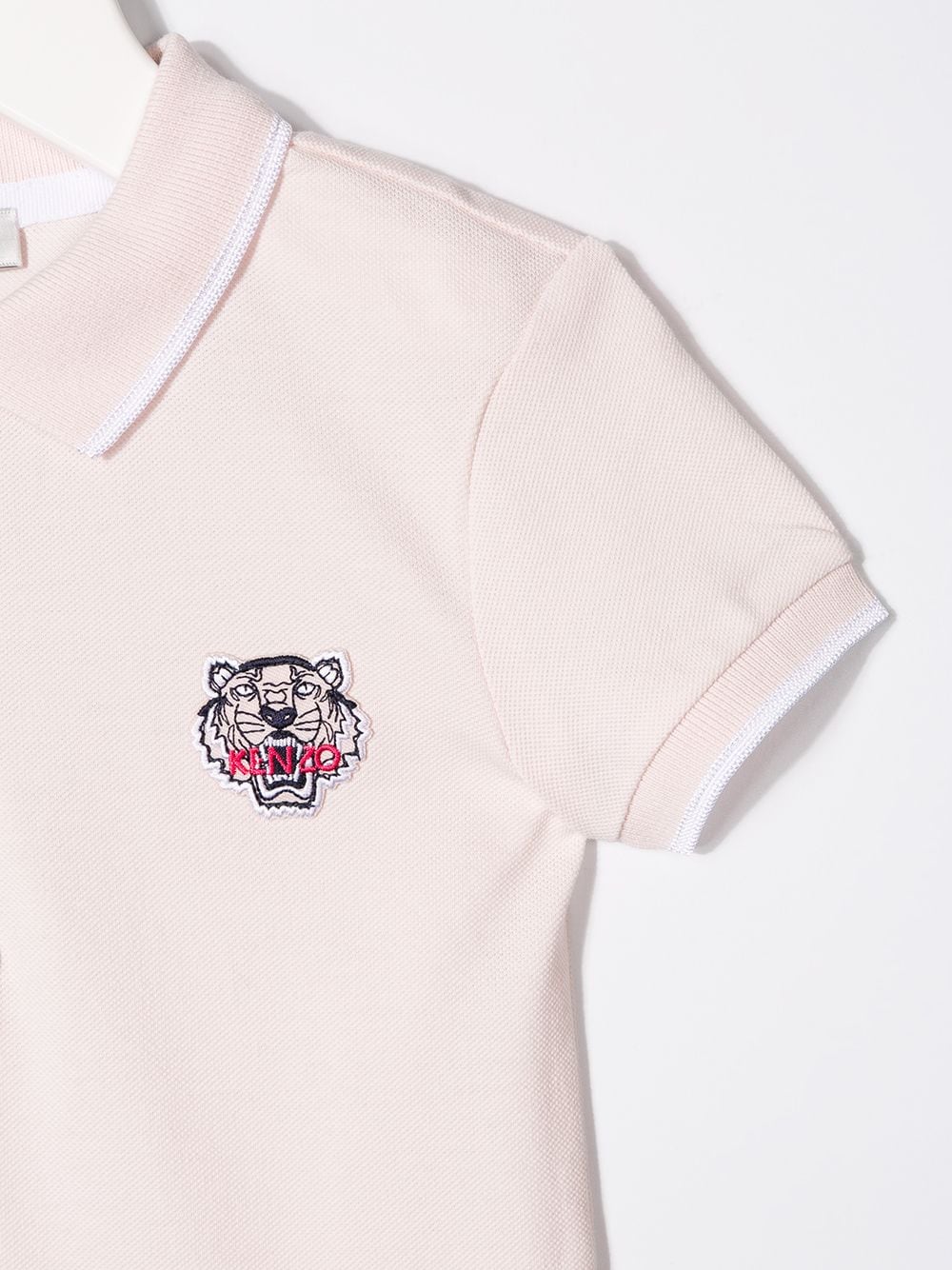 фото Kenzo kids топ-поло с вышитым логотипом