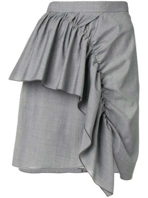 MARANT ÉTOILE ruffle trim mini skirt