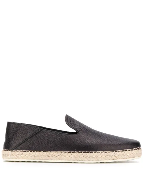 Tod's alpargatas de cuero texturizadas