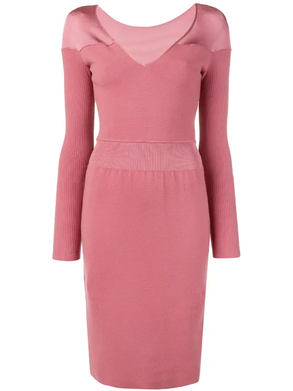 alaia pink dress