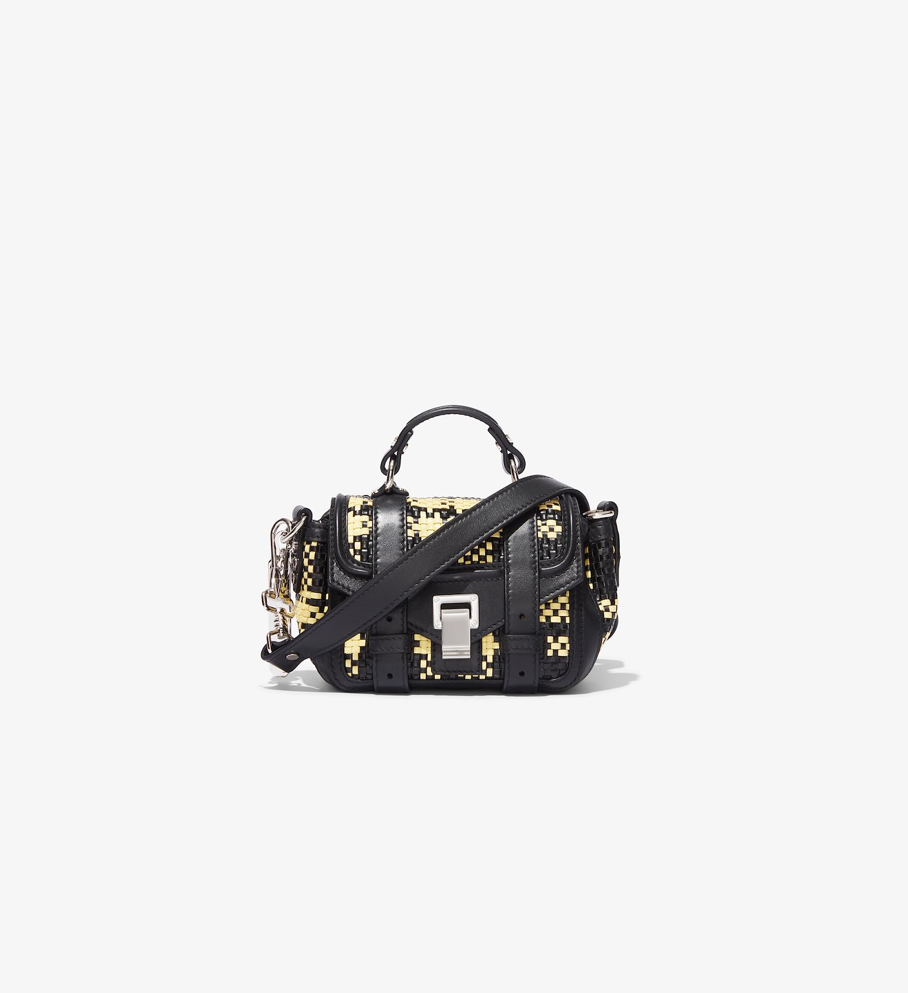 Woven Plaid PS1 Micro Bag