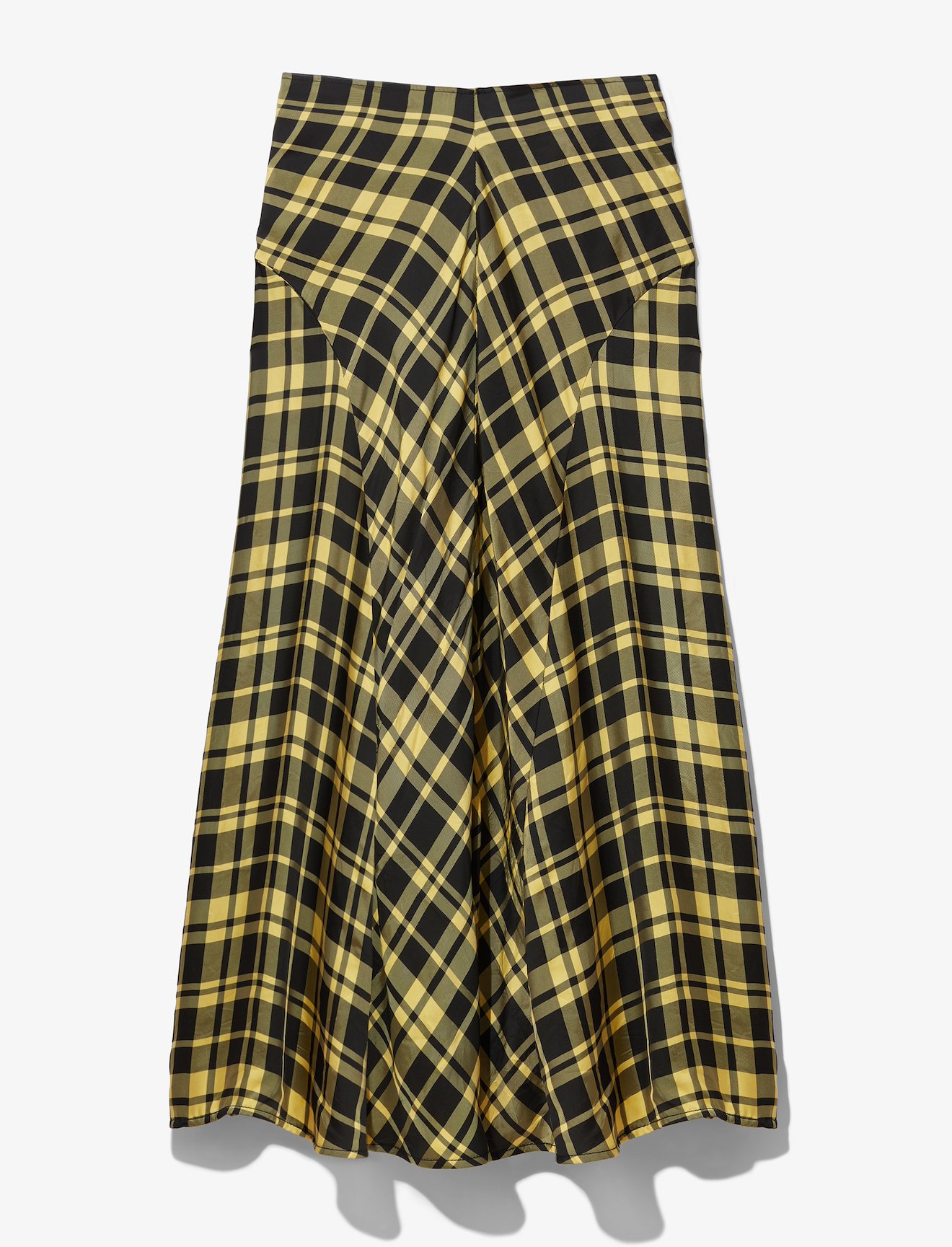 Crinkled Plaid Skirt #4