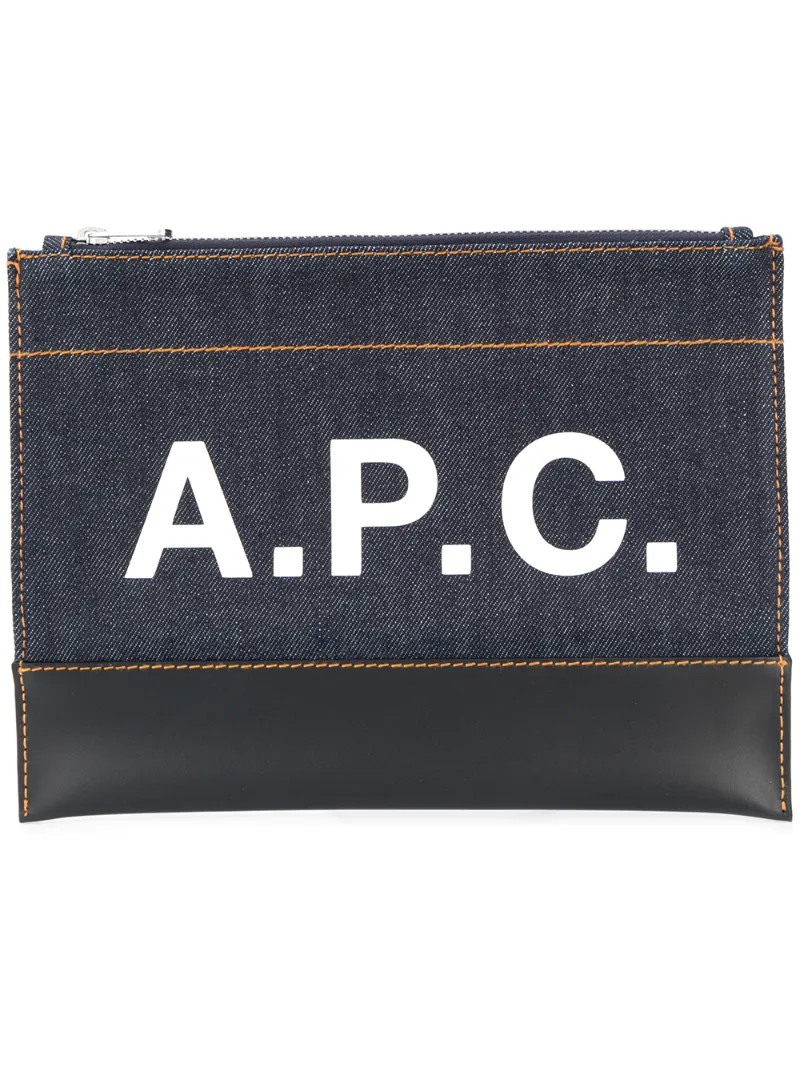 A.P.C. клатч с логотипом