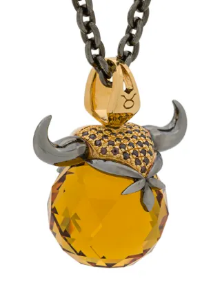 Astro Taurus Ball pendant necklace展示图