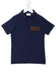 Image 1 of Fendi Kids logo patch polo shirt