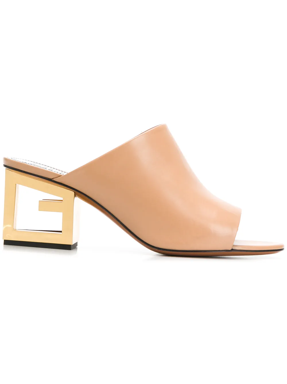 Givenchy Mules GIVENCHY TRIANGLE MULES - BROWN
