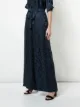 Warm Weite Hose mit hohem Bund