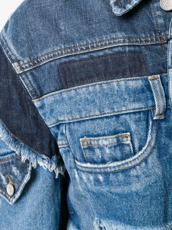 dolce & gabbana patchwork denim jacket