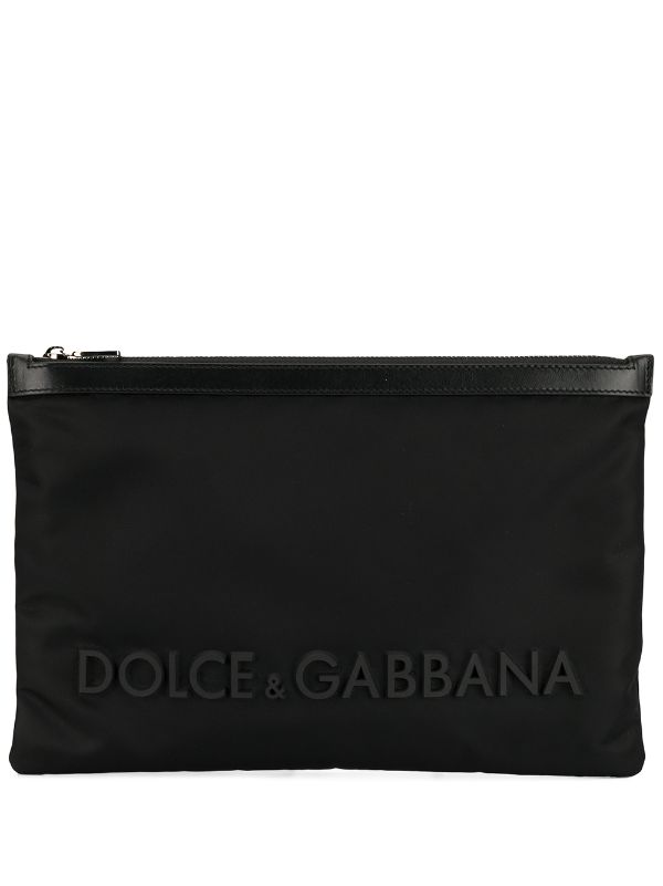 Dolce \u0026 Gabbana Rubber Logo Pouch Aw20 