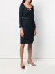 Balmain Pre-Owned فستان مزين بأبليكة ربطة