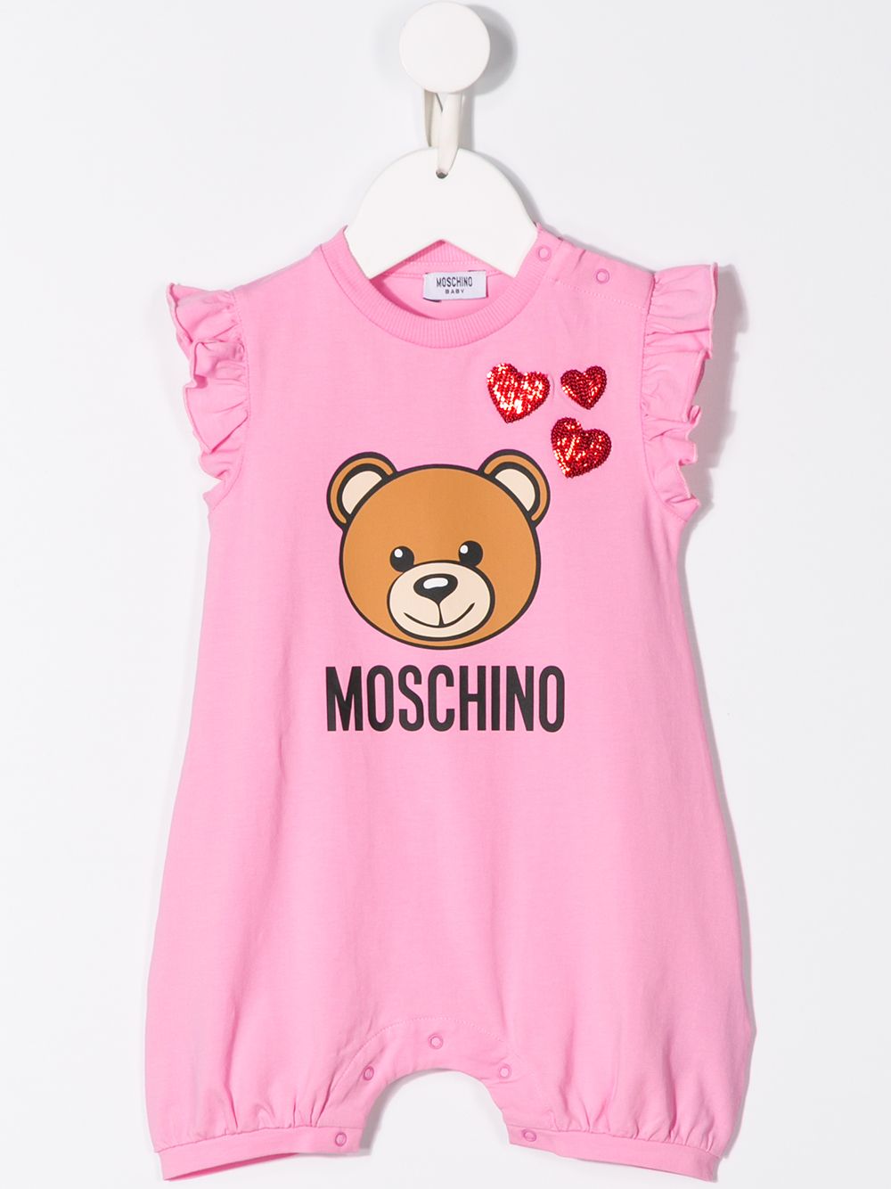 фото Moschino kids комбинезон с логотипом