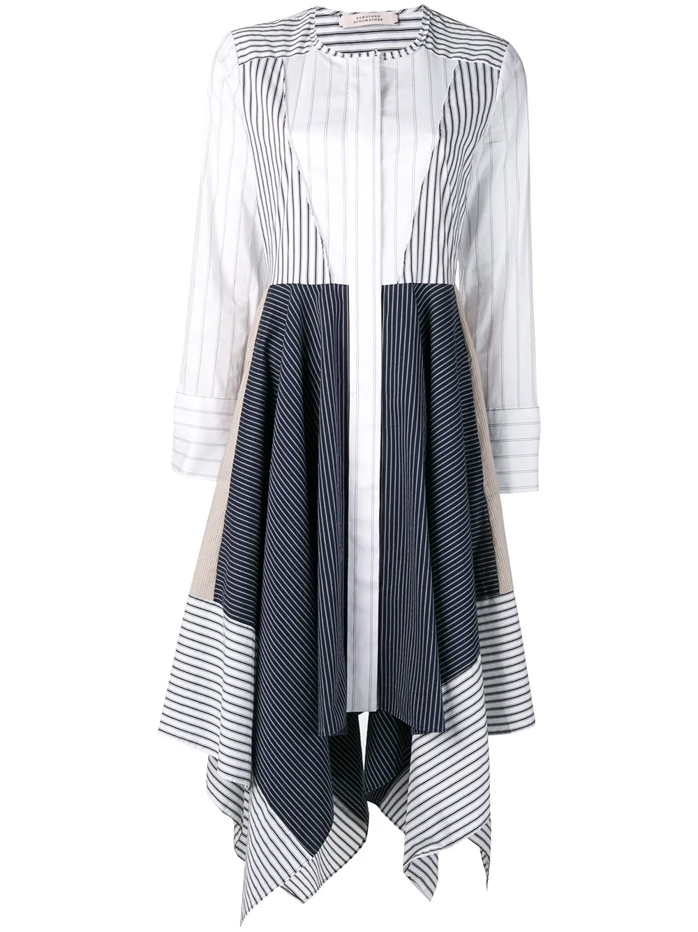 Dorothee Schumacher Dresses DOROTHEE SCHUMACHER ASYMMETRIC SHIRT DRESS - BLUE