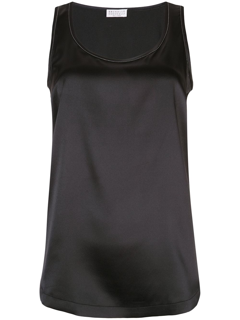 scoop neck vest