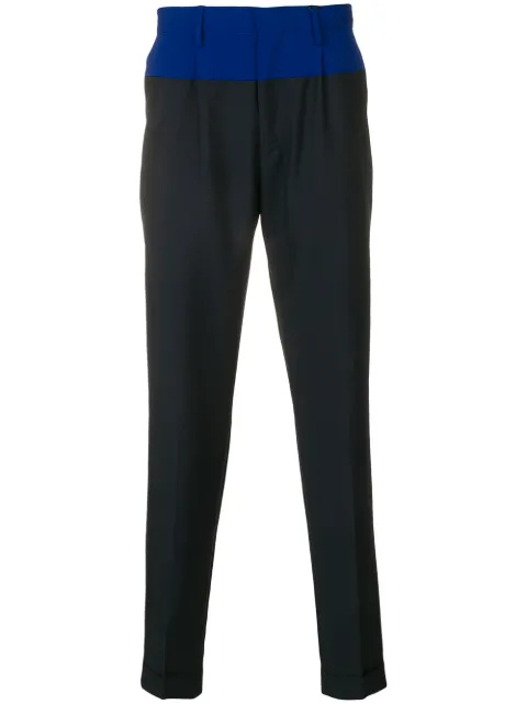 Tommy Hilfiger two-tone tailored trousers