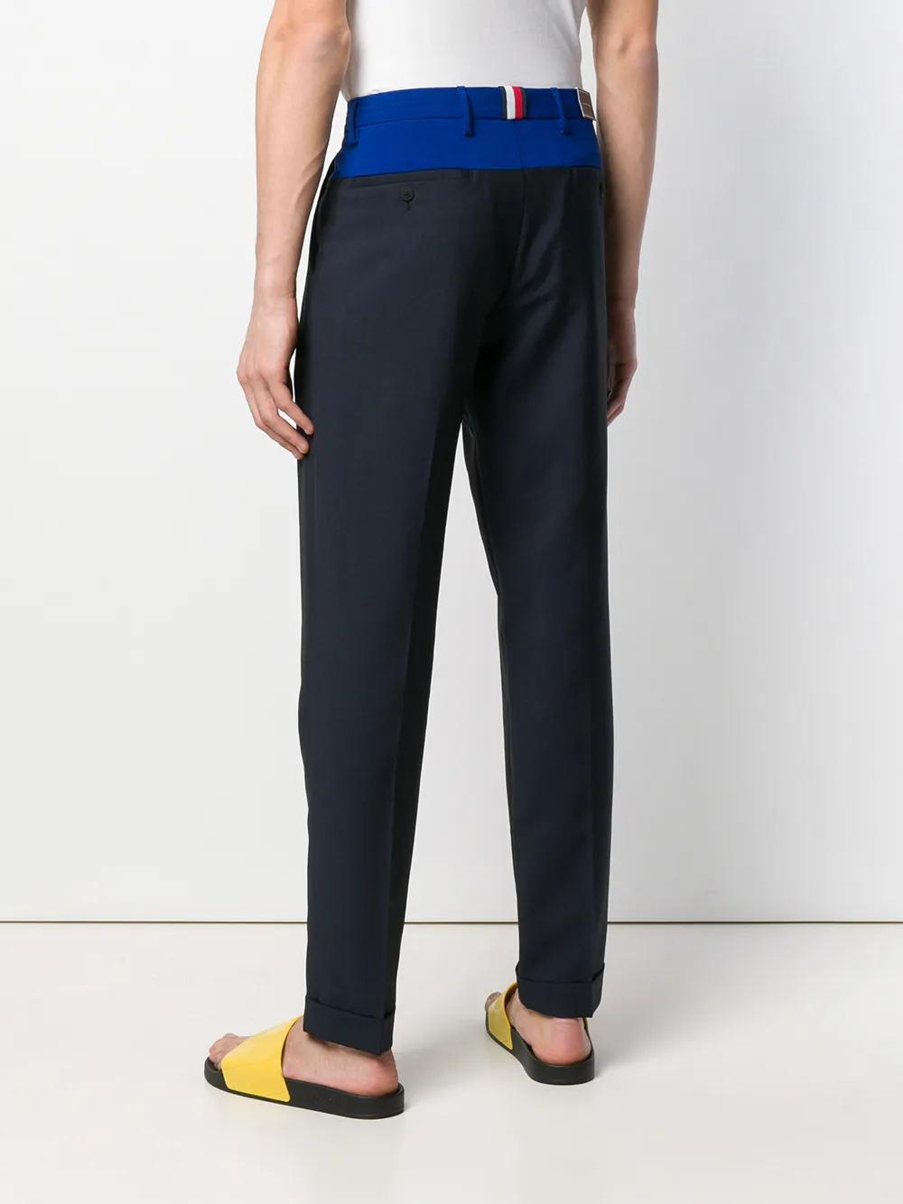 Tommy Hilfiger Tweekleurige pantalon Blauw