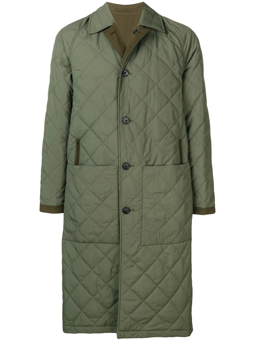 Burberry Reversible Diamond Quilted And Cotton Car Coat - Farfetch