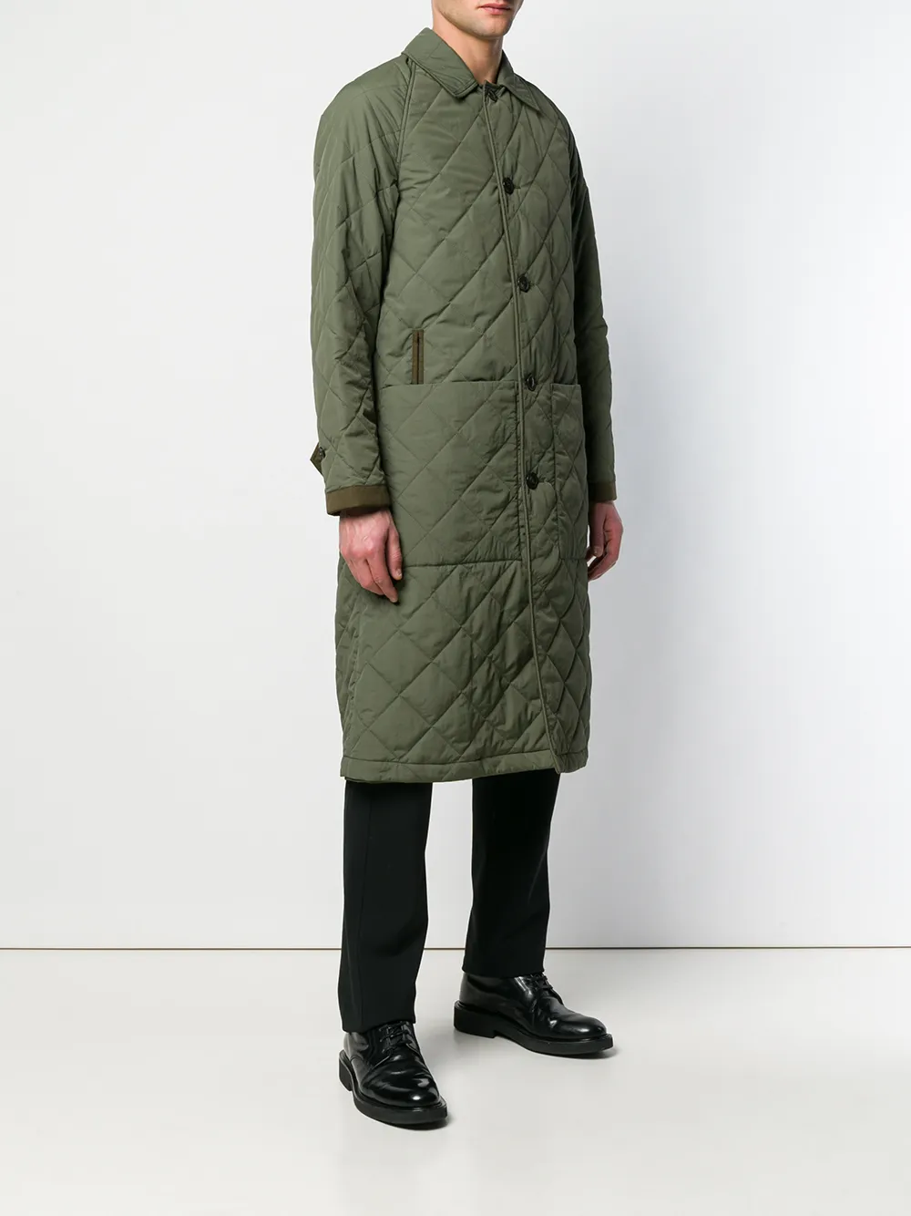 burberry quilted car coat
