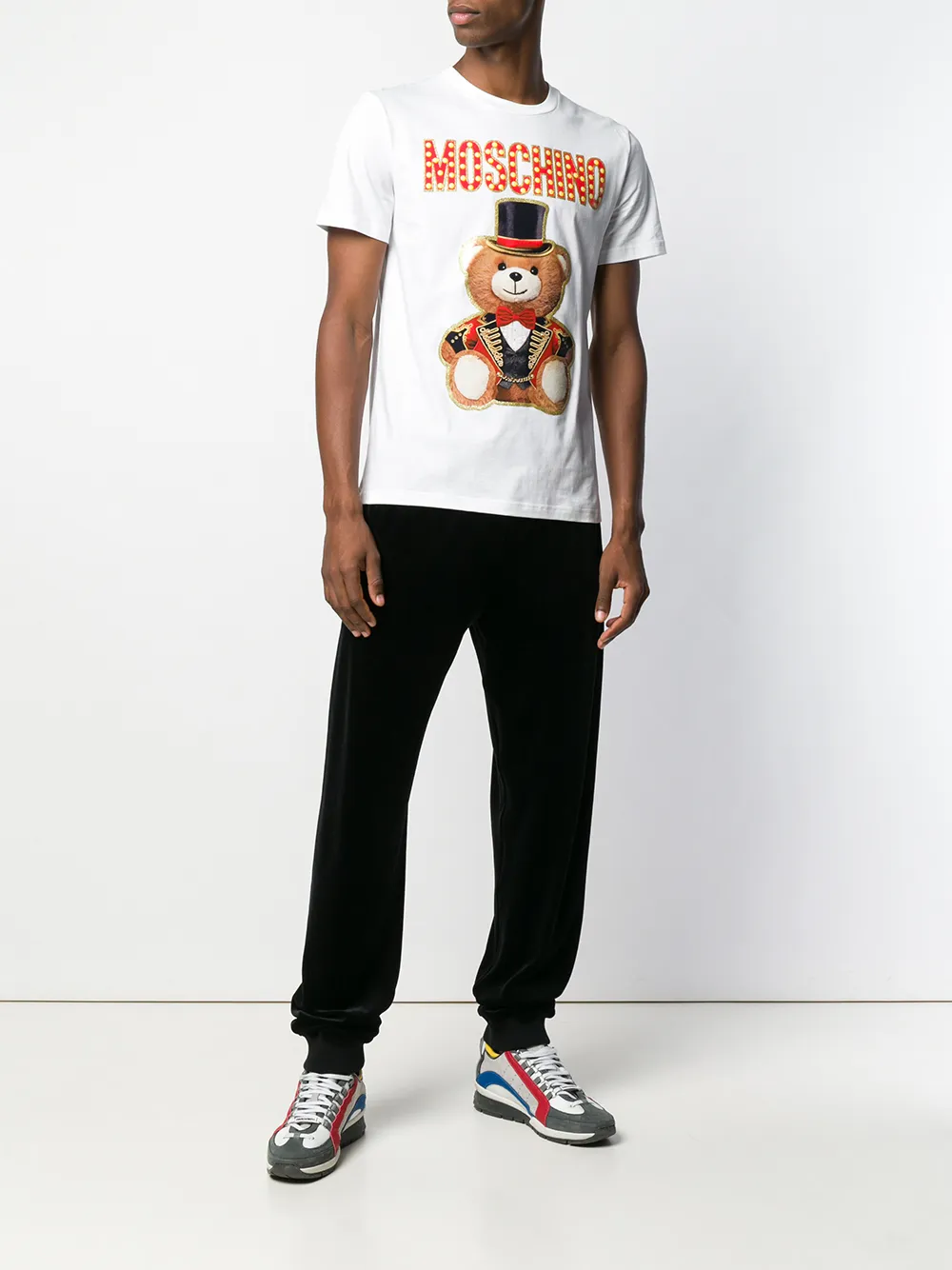 фото Moschino футболка с логотипом
