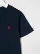 Ralph Lauren Kids تيشيرت بشعار مطرز
