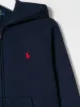 Ralph Lauren Kids كنزة بغطاء رأس وسَحَّاب