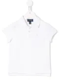 POLO RALPH LAUREN KIDS logo embroidered polo shirt - White