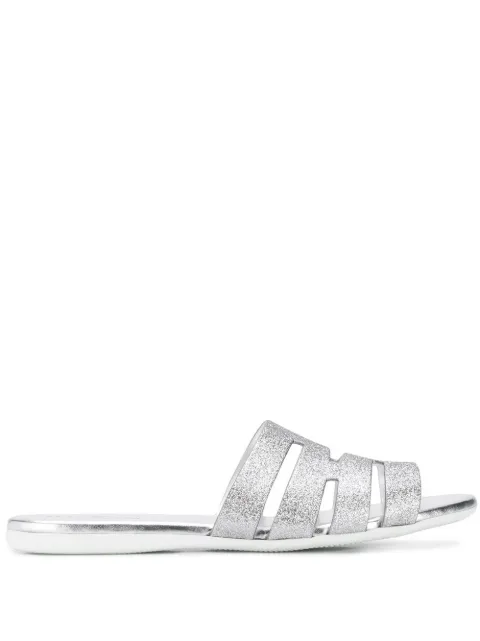 Hogan Pantoletten mit Glitter