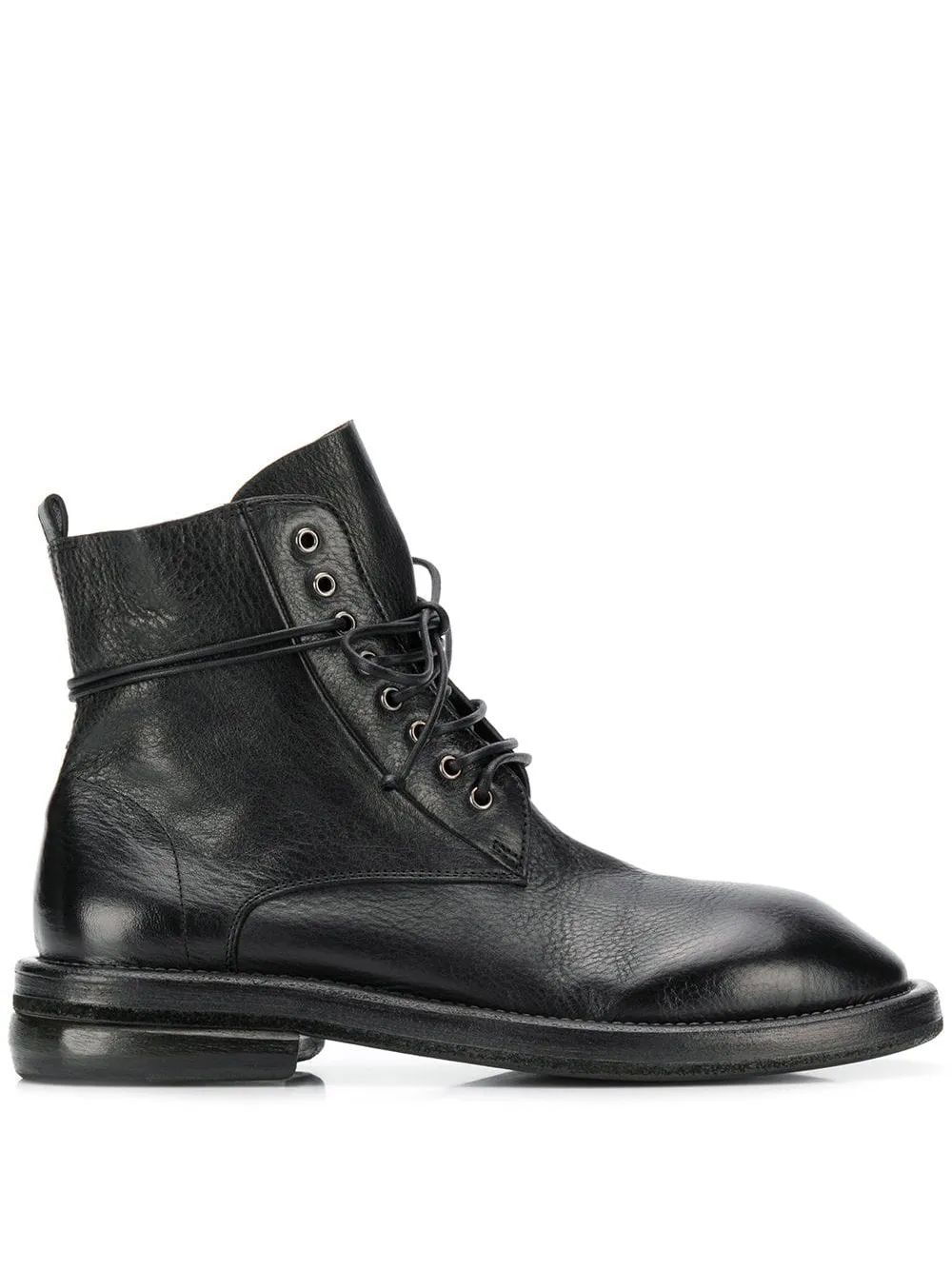 Marsèll lace-up combat boots Black