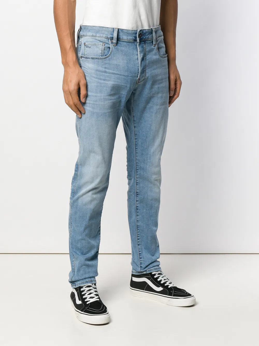  G Star Raw Jeans Mit Geradem Bein   Blau 