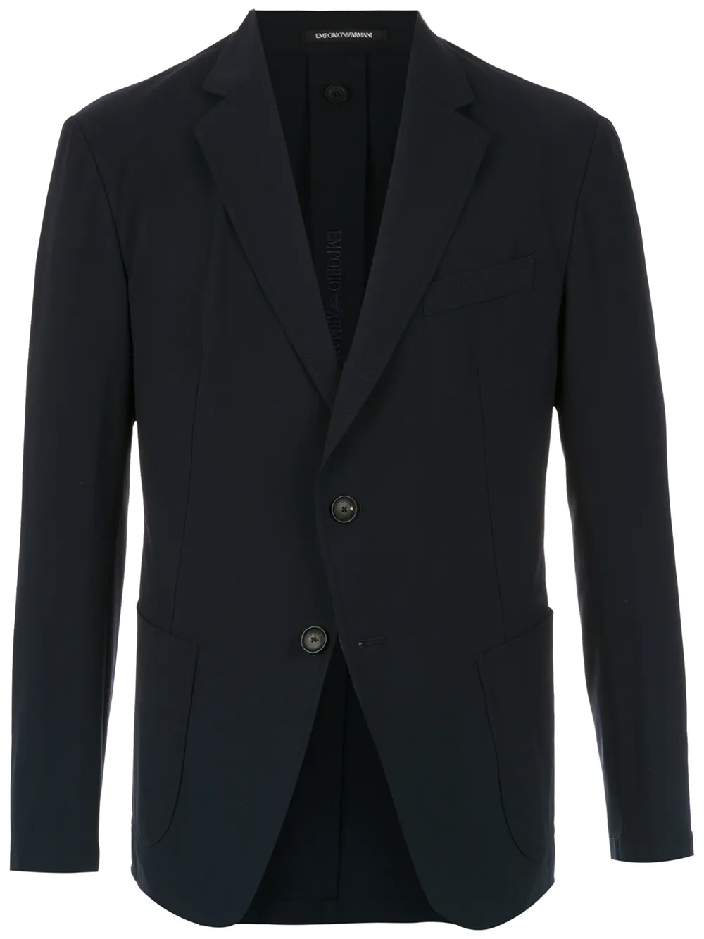 

Emporio Armani blazer ajustado con botones - Azul