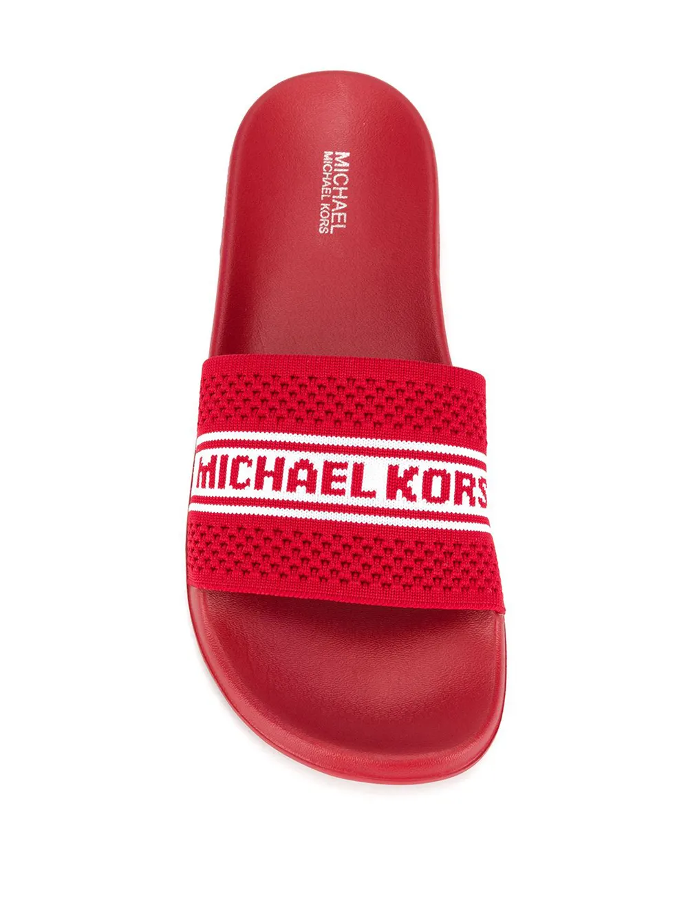 michael kors slides mens red