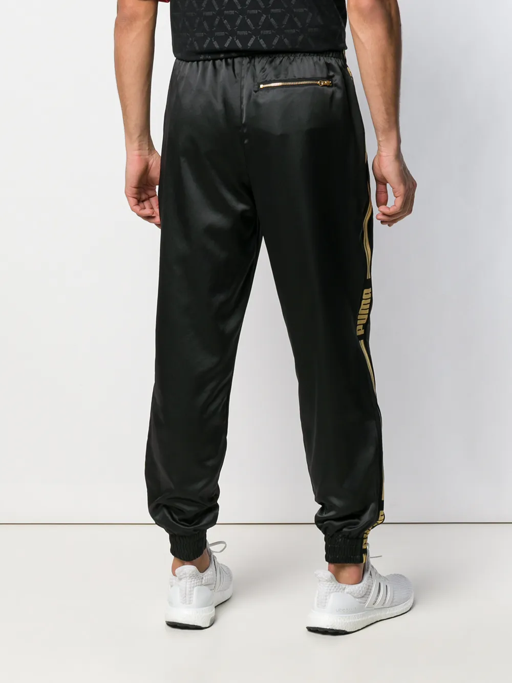 PUMA Trainingsbroek met zijstreep Zwart