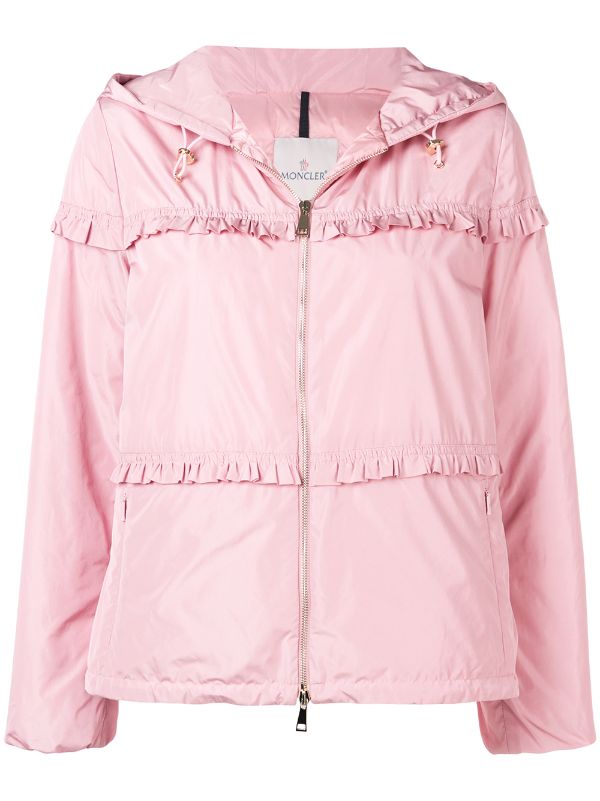 womens pink moncler coat