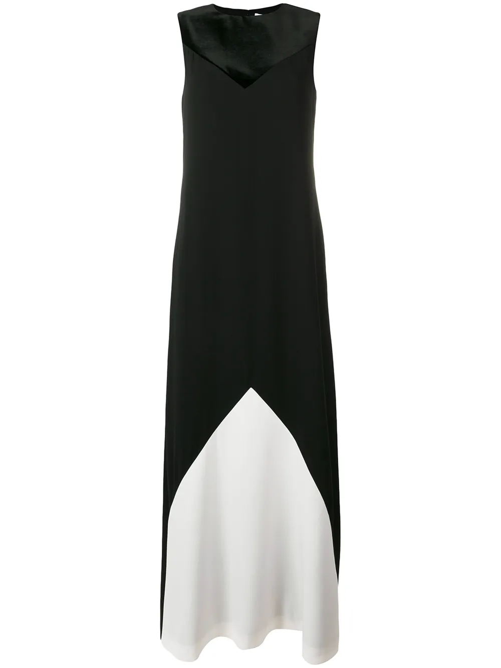 GIVENCHY | Givenchy colour-block evening dress - Black | Goxip