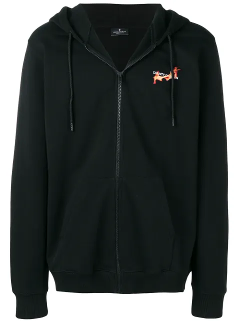 COUNTY OF MILAN sudadera con detalle de llamas de Marcelo Burlon County of Milan x Muhammad Ali