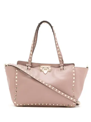 valentino rockstud bolsa pink