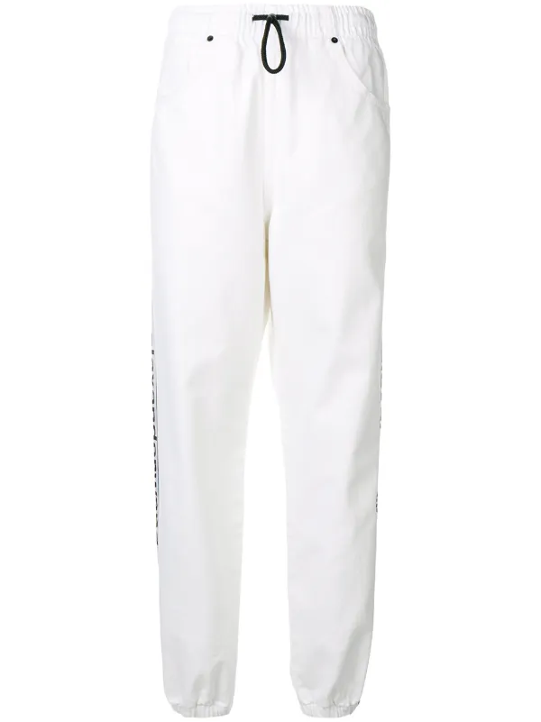 alexander wang logo pants
